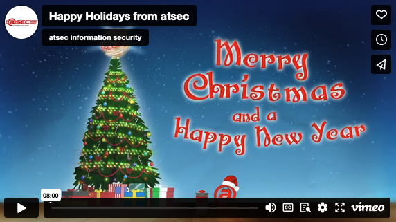 Merry Christmas and a Happy New Year from atsec